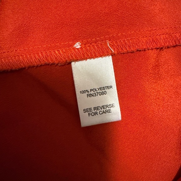 Cato Red Blouse with Zipper Pocket - Picture 9 of 9